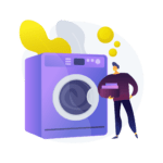 processo lavar roupa